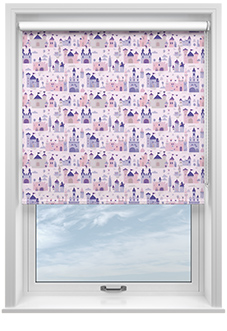 Magic Castle, Fairy Purple - Twist&Fit Roller Blind